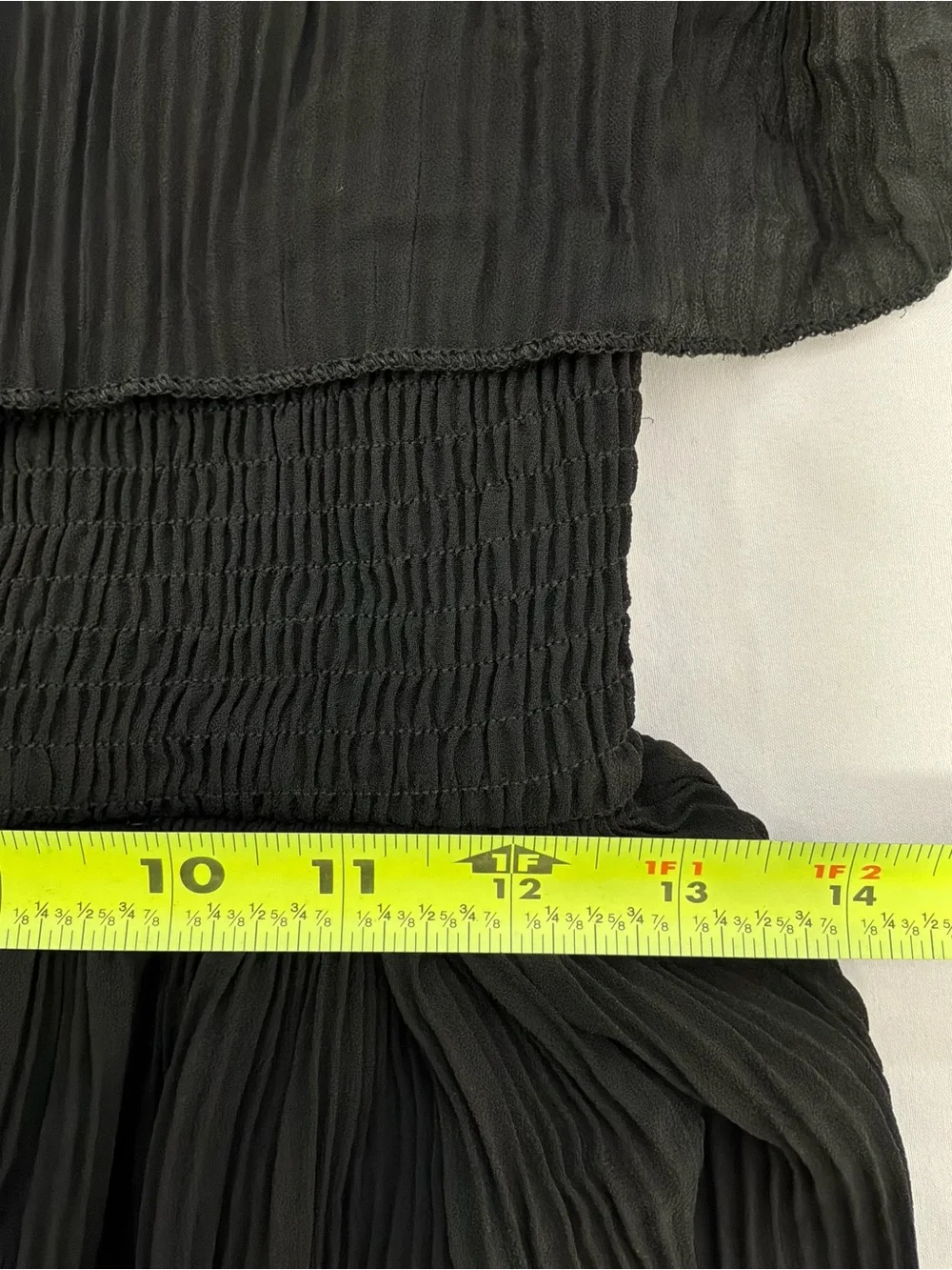 Elegant Black One-Shoulder Tiered Ruffle Dress